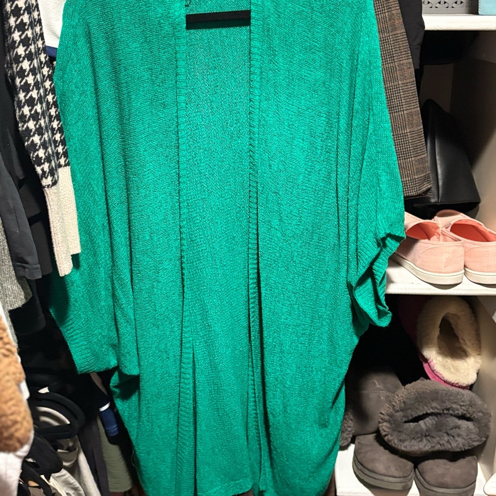 Eesome Vibrant Green Knitted Cardigan